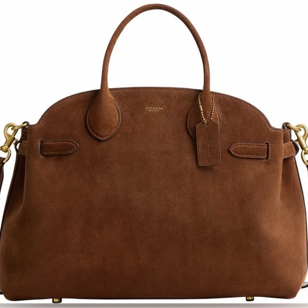Coach Soft Empire Carryall Bag 40 Brass/Warm Brown